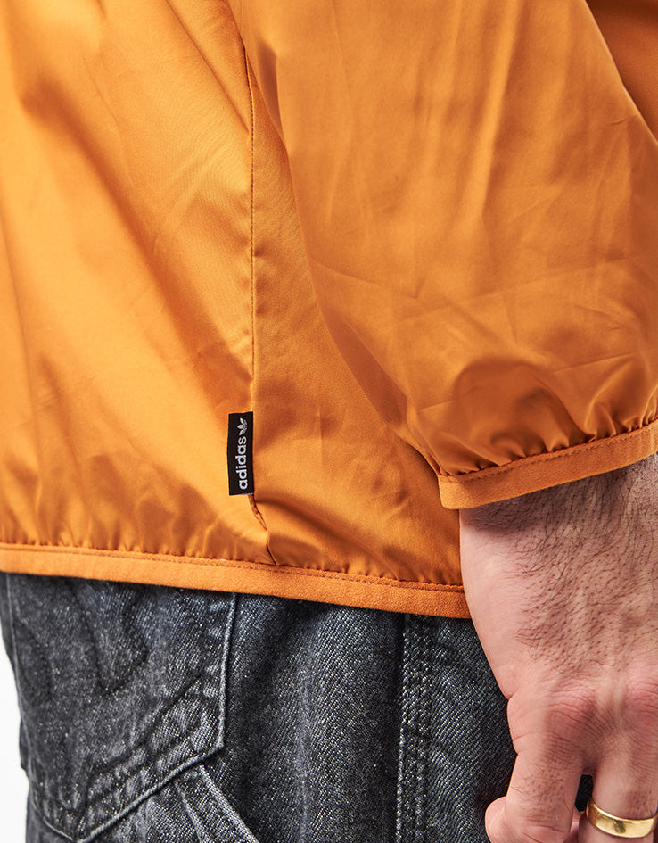 adidas Windbreaker Jacket - Rustic Orange/White