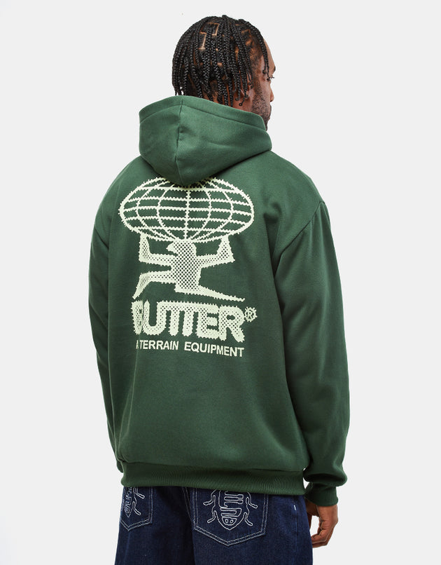 Butter Goods Terrain Pullover Hoodie - Dark Green