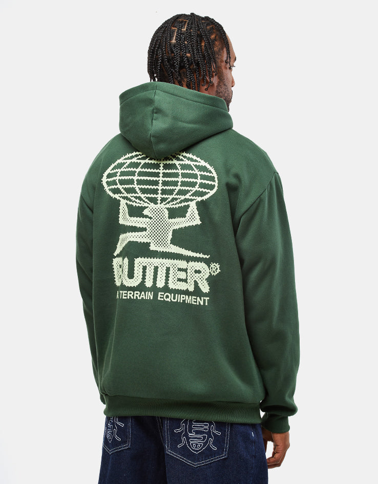 Butter Goods Terrain Pullover Hoodie - Dark Green
