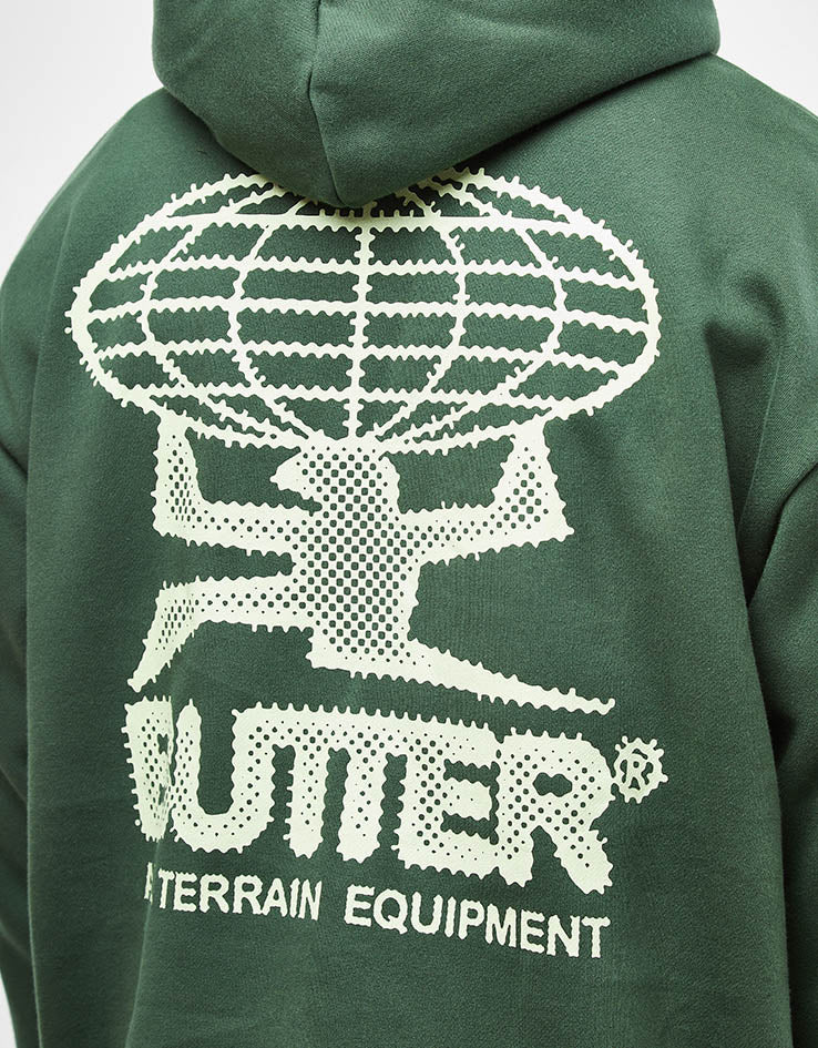 Butter Goods Terrain Pullover Hoodie - Dark Green