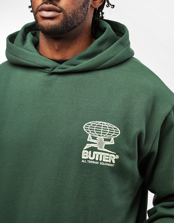 Butter Goods Terrain Pullover Hoodie - Dark Green