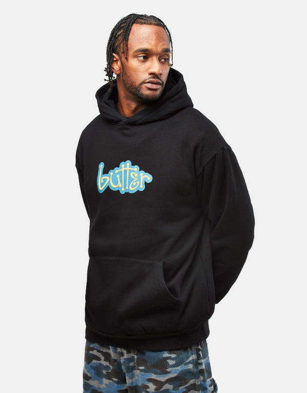 Butter Goods Connection Pullover Hoodie - Black