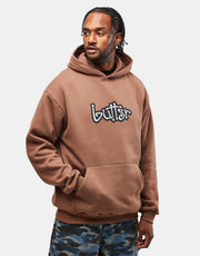 Butter Goods Connection Pullover Hoodie - Washed Brown