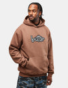 Butter Goods Connection Pullover Hoodie - Washed Brown
