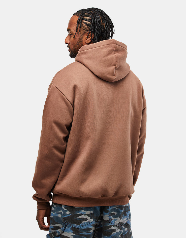 Butter Goods Connection Pullover Hoodie - Washed Brown