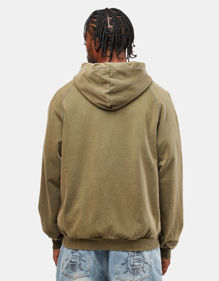 Butter Goods Sketch Zip-Thru Hoodie - Army