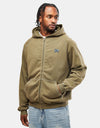 Butter Goods Sketch Zip-Thru Hoodie - Army