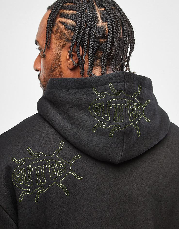 Butter Goods Roach Zip-Thru Hoodie - Black