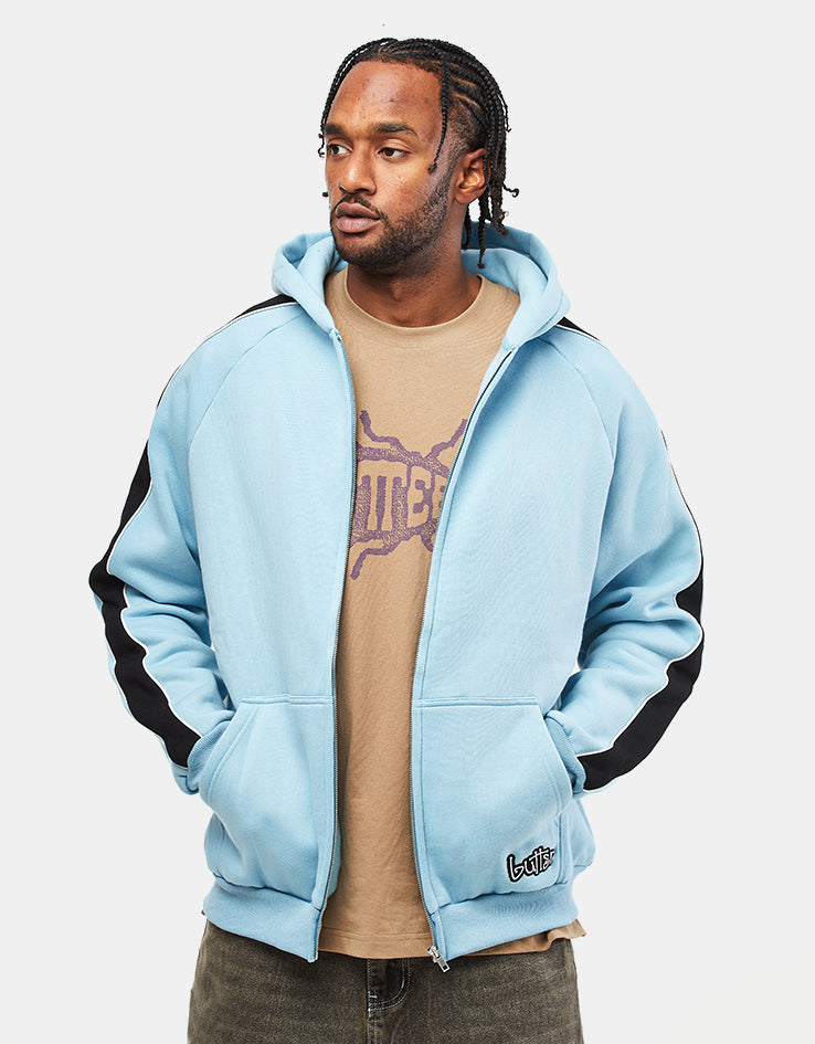 Butter Goods Connection Zip-Thru Hoodie - Sky