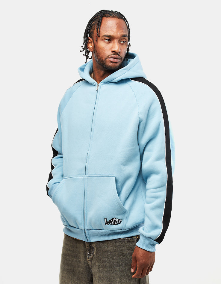 Butter Goods Connection Zip-Thru Hoodie - Sky