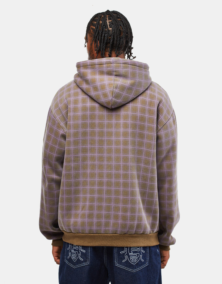 Butter Goods Eruption Zip-Thru Hoodie - Plaid