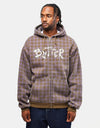 Butter Goods Eruption Zip-Thru Hoodie - Plaid