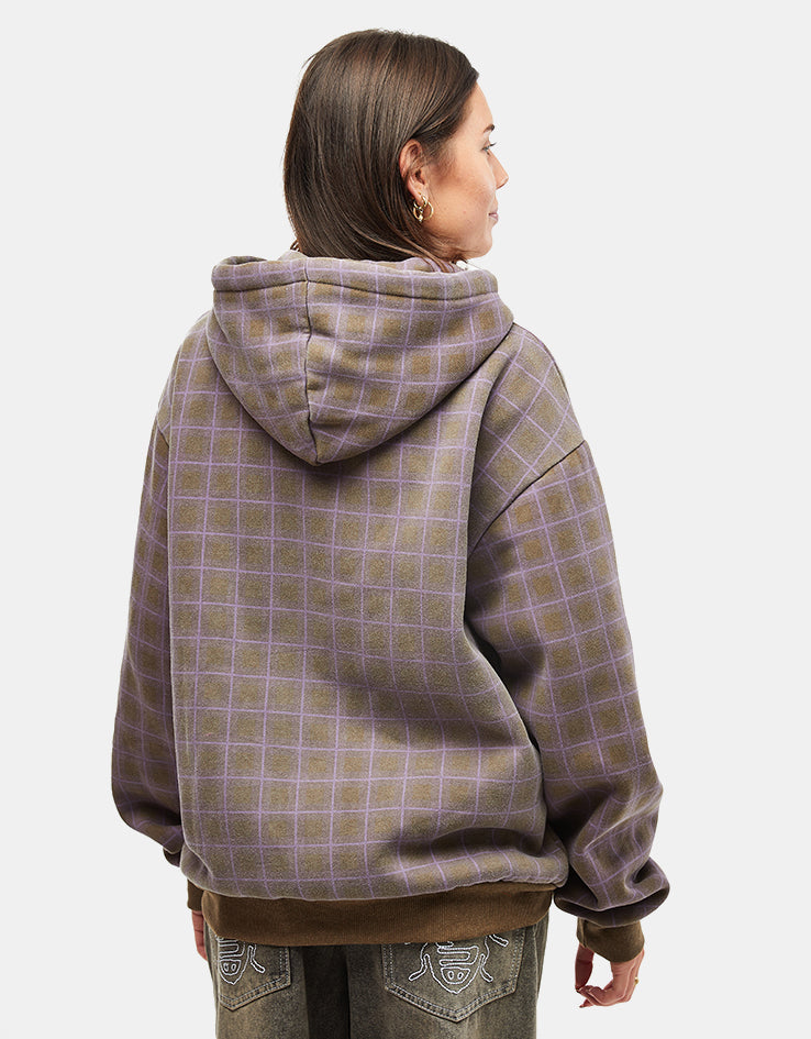Butter Goods Eruption Zip-Thru Hoodie - Plaid
