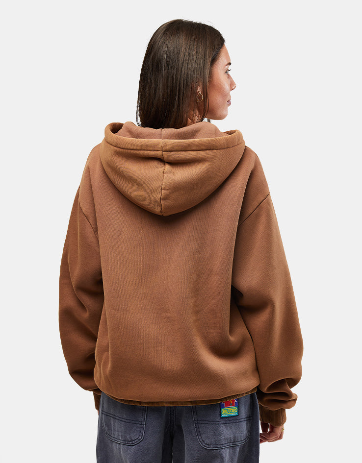 Butter Goods Eruption Zip-Thru Hoodie - Chocolate
