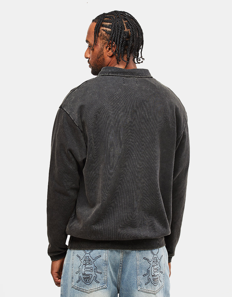 Butter Goods Corp 1/4 Zip Pullover - Black