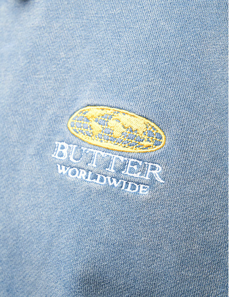 Butter Goods Corp 1/4 Zip Pullover - Navy