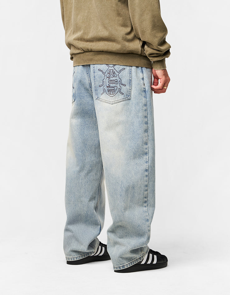 Butter Goods Roach Denim Jeans - Distressed Indigo