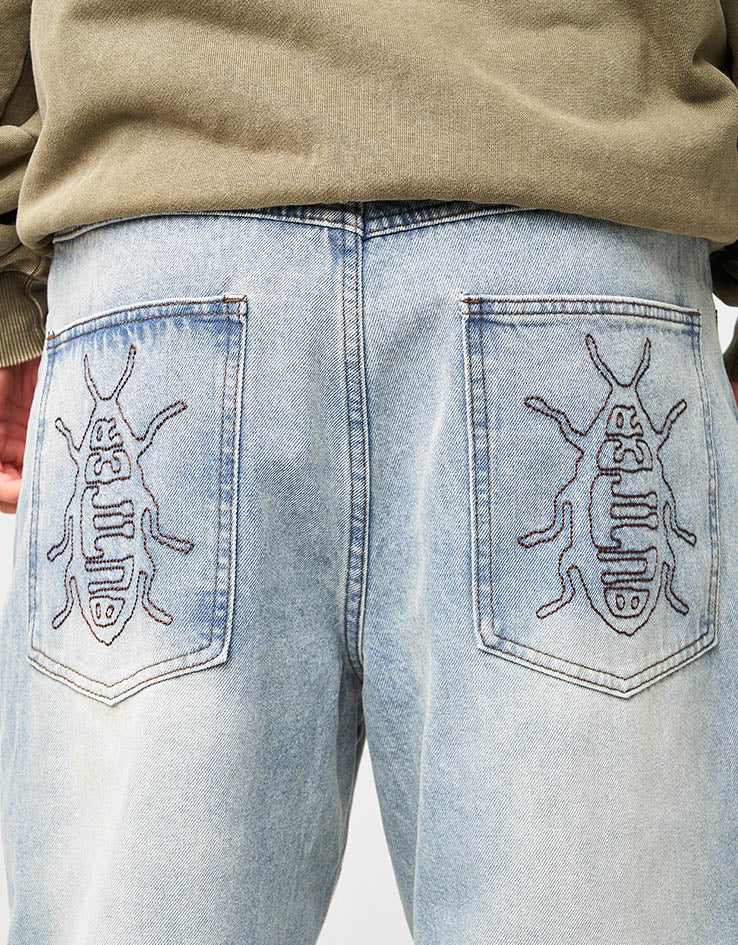 Butter Goods Roach Denim Jeans - Distressed Indigo