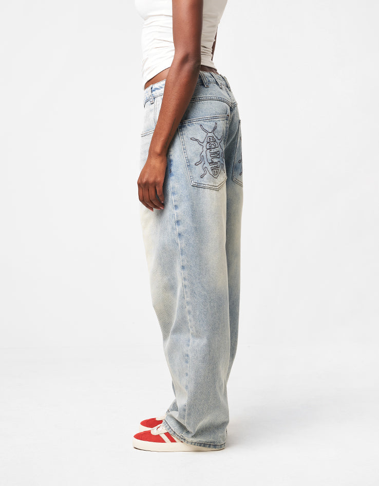 Butter Goods Roach Denim Jeans - Distressed Indigo