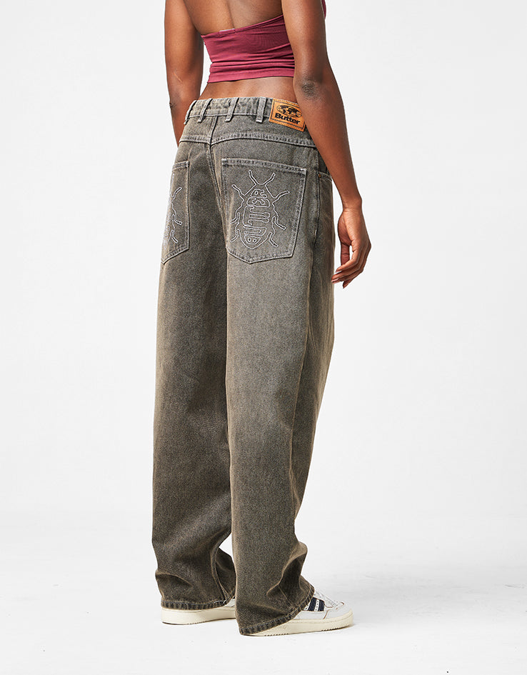 Butter Goods Roach Denim Jeans - Black Wash