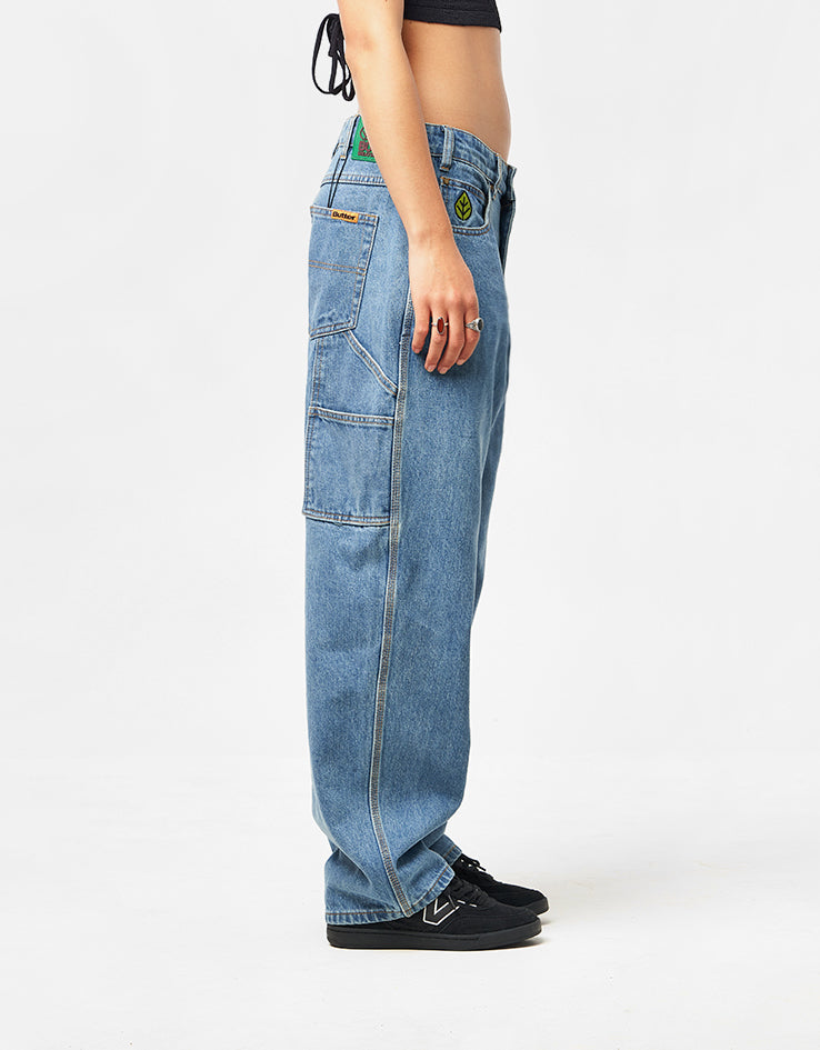 Butter Goods Weathergear Denim Jeans - Streaky Indigo