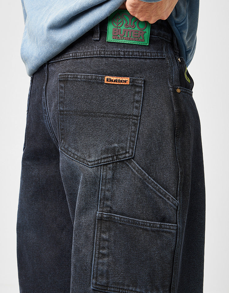 Butter Goods Weathergear Denim Jeans - Dark Navy Tint