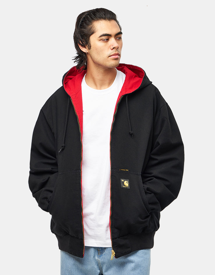 Carhartt WIP 50 Years Anniversary Reversible OG Active Jacket Canvas - Black/USA Red (Rinsed)