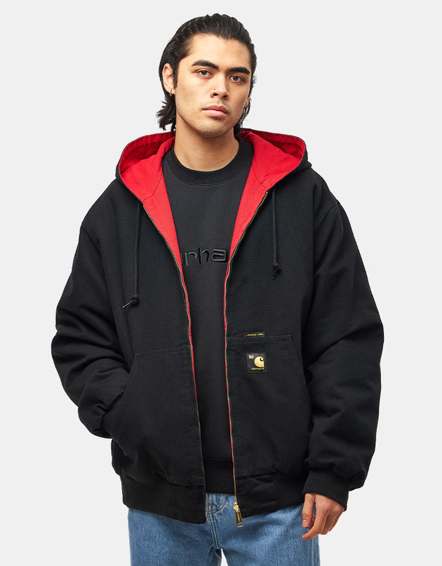 Carhartt WIP 50 Years Anniversary Reversible OG Active Jacket Canvas - Black/USA Red (Rinsed)
