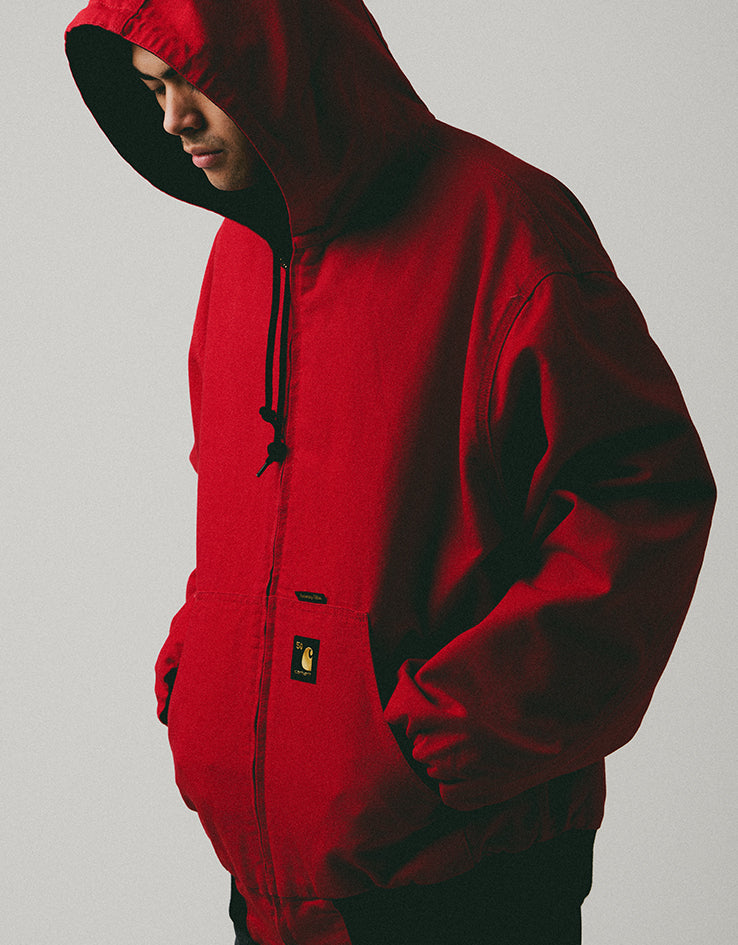 Carhartt WIP 50 Years Anniversary Reversible OG Active Jacket Canvas - Black/USA Red (Rinsed)