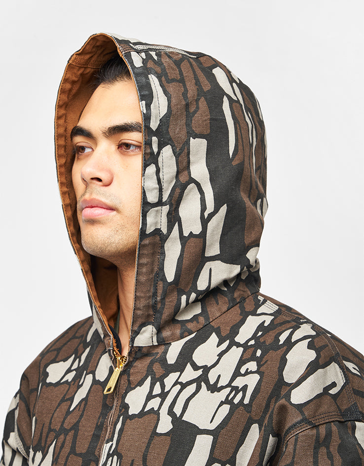 Carhartt WIP 50 Years Anniversary Reversible OG Active Jacket Canvas - Hamilton Brown/Camo Tree Bark (Rinsed)