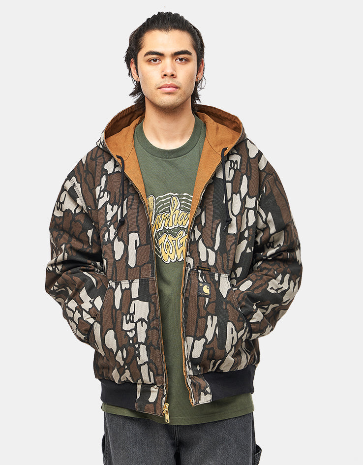 Carhartt WIP 50 Years Anniversary Reversible OG Active Jacket Canvas - Hamilton Brown/Camo Tree Bark (Rinsed)