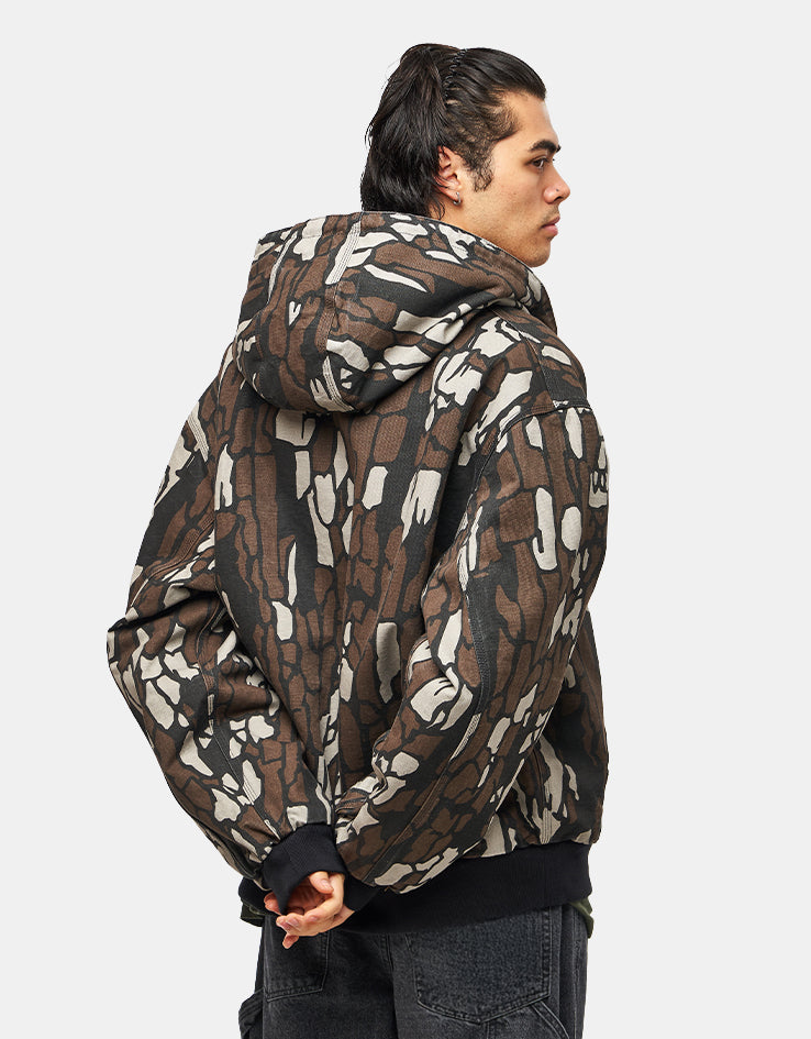 Carhartt WIP 50 Years Anniversary Reversible OG Active Jacket Canvas - Hamilton Brown/Camo Tree Bark (Rinsed)