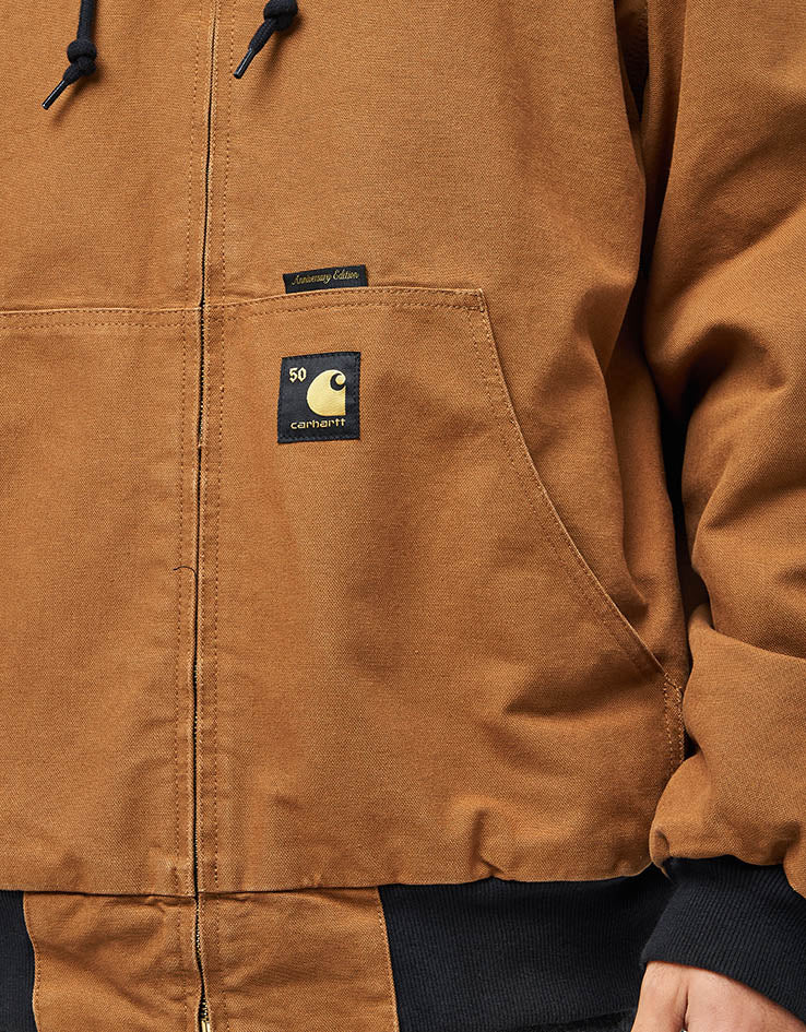Carhartt WIP 50 Years Anniversary Reversible OG Active Jacket Canvas - Hamilton Brown/Camo Tree Bark (Rinsed)