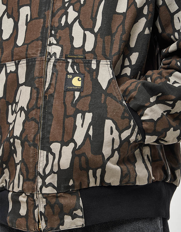 Carhartt WIP 50 Years Anniversary Reversible OG Active Jacket Canvas - Hamilton Brown/Camo Tree Bark (Rinsed)
