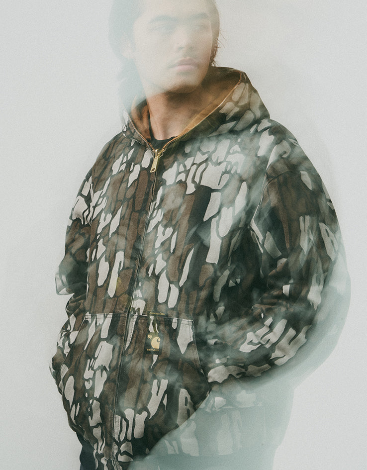 Carhartt WIP 50 Years Anniversary Reversible OG Active Jacket Canvas - Hamilton Brown/Camo Tree Bark (Rinsed)