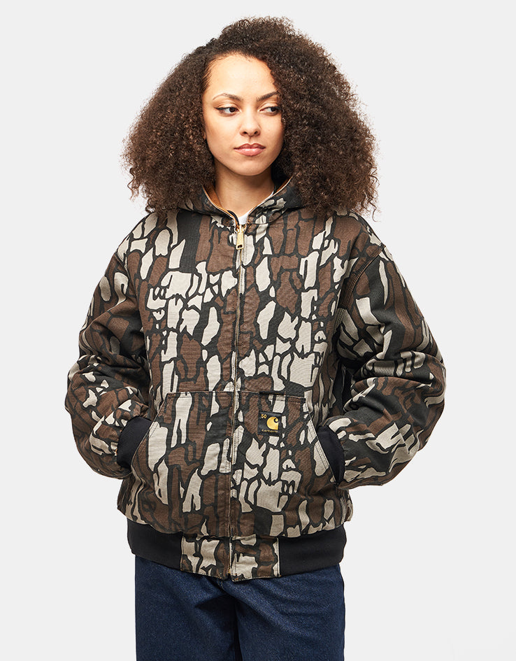 Carhartt WIP 50 Years Anniversary Reversible OG Active Jacket Canvas - Hamilton Brown/Camo Tree Bark (Rinsed)