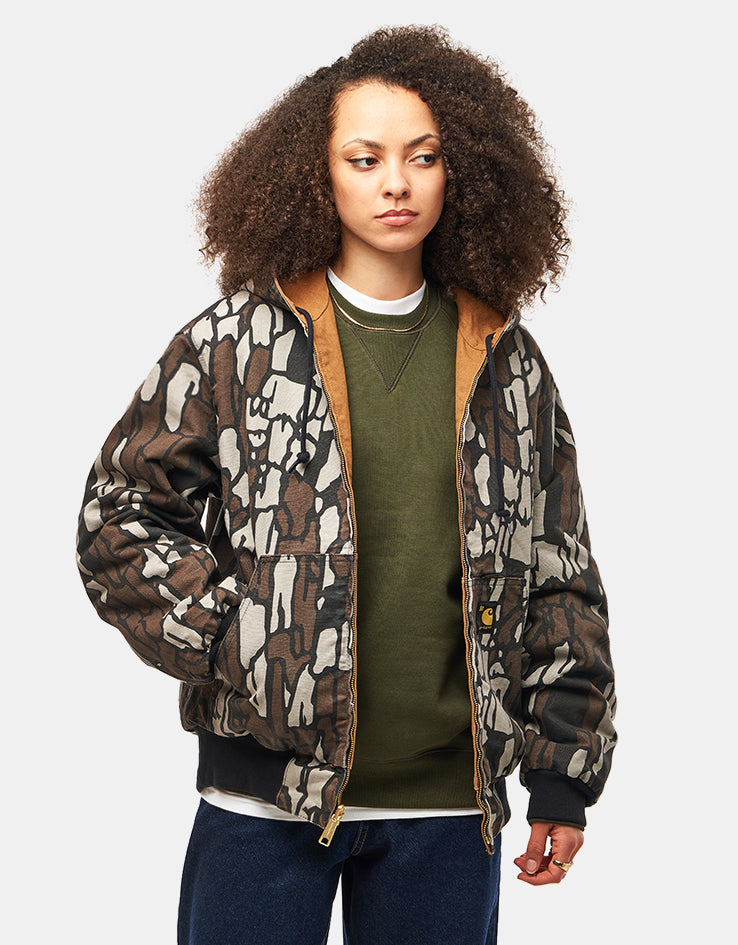 Carhartt WIP 50 Years Anniversary Reversible OG Active Jacket Canvas - Hamilton Brown/Camo Tree Bark (Rinsed)