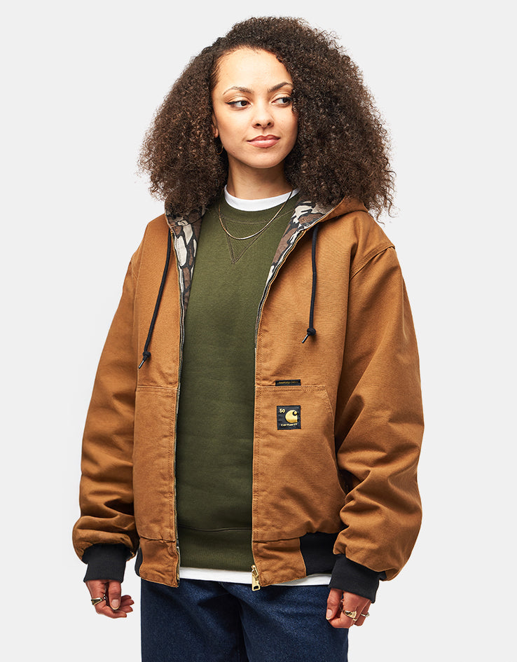 Carhartt WIP 50 Years Anniversary Reversible OG Active Jacket Canvas - Hamilton Brown/Camo Tree Bark (Rinsed)