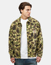 Carhartt WIP Duck Detroit Jacket - Camo Duck/Green (Stone Washed)