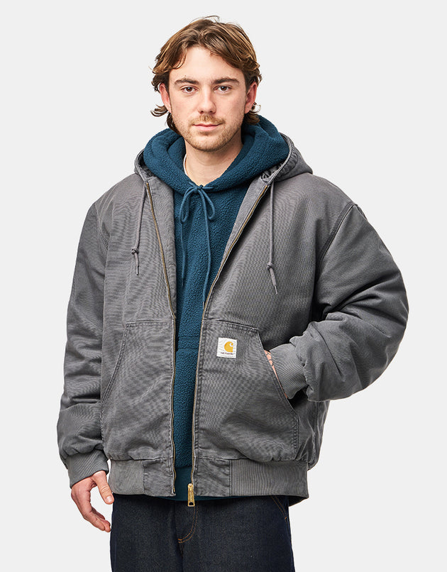 Carhartt WIP OG Active Jacket - Graphite 'Stone Canvas' (Winter)