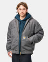 Carhartt WIP OG Active Jacket - Graphite 'Stone Canvas' (Winter)