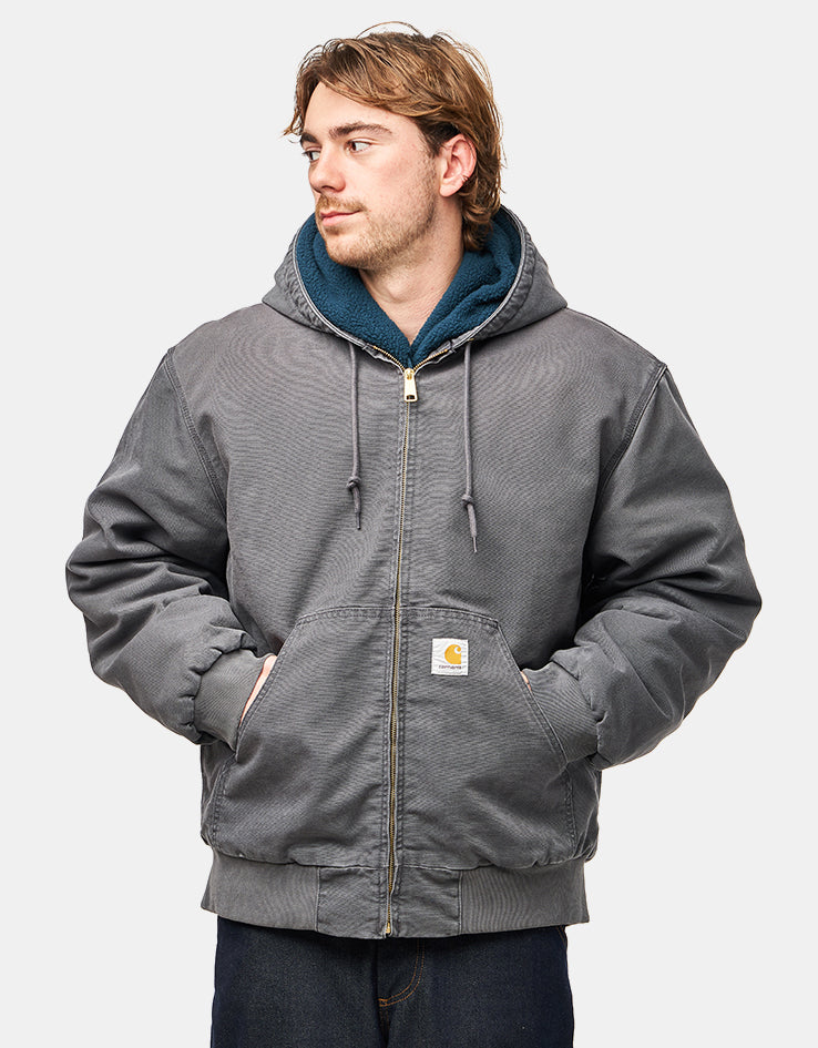 Carhartt WIP OG Active Jacket - Graphite 'Stone Canvas' (Winter)