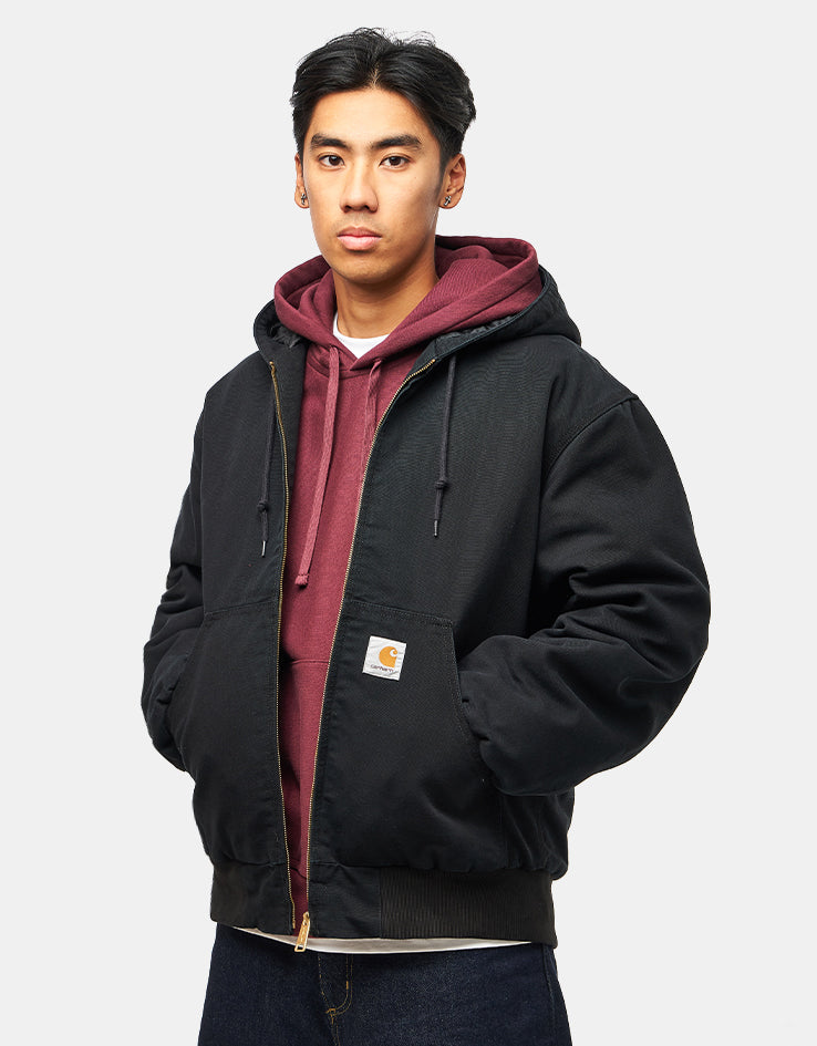 Carhartt WIP OG Active Jacket - Black 'Stone Canvas' (Winter)