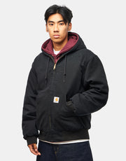 Carhartt WIP OG Active Jacket - Black 'Stone Canvas' (Winter)