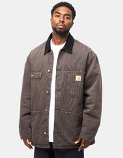Carhartt WIP OG Chore Coat - Tobacco/Black (Stone Canvas)