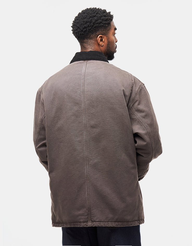Carhartt WIP OG Chore Coat - Tobacco/Black (Stone Canvas)