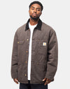 Carhartt WIP OG Chore Coat - Tobacco/Black (Stone Canvas)