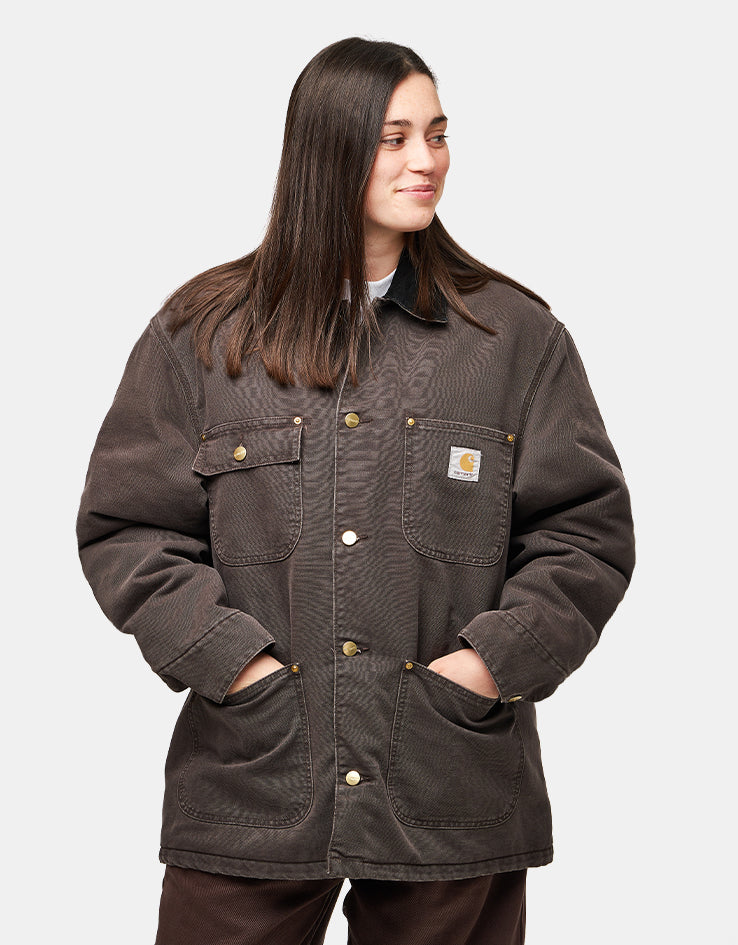 Carhartt WIP OG Chore Coat - Tobacco/Black (Stone Canvas)