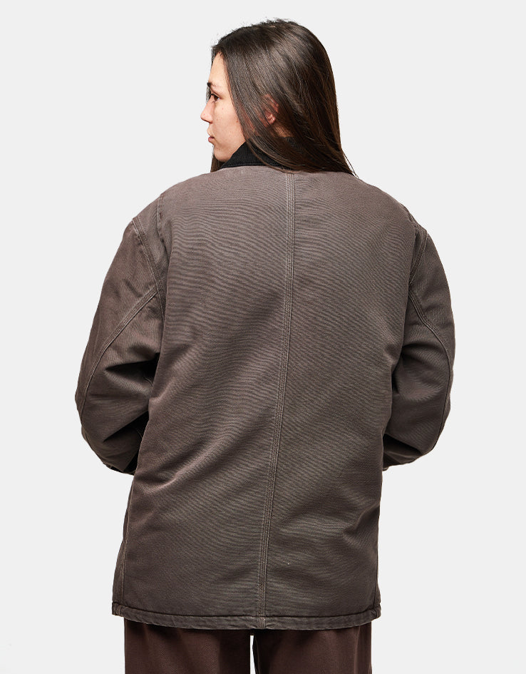 Carhartt WIP OG Chore Coat - Tobacco/Black (Stone Canvas)