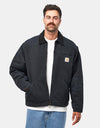 Carhartt WIP OG Detroit Jacket - Black/Black (Stone Canvas)